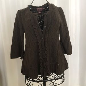 Juicy couture cashmere and wool sweater